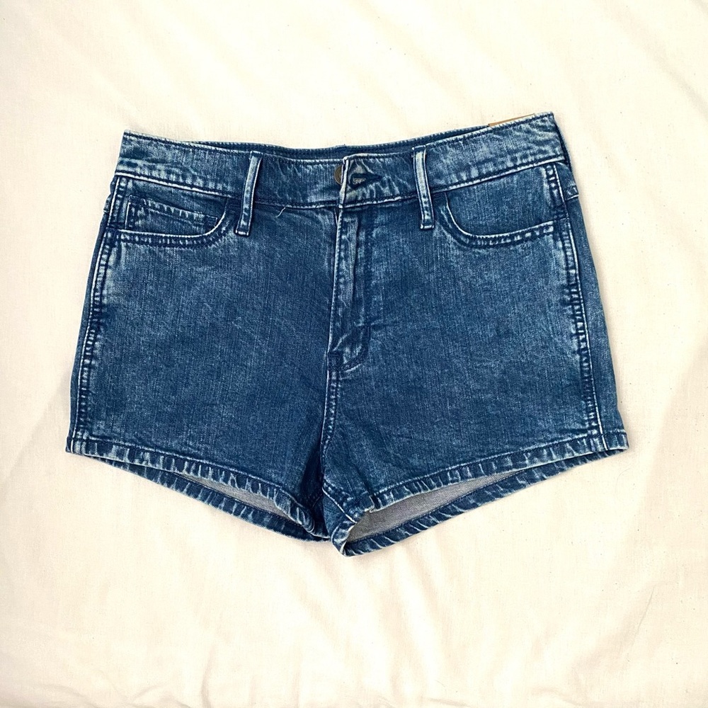 Hollister high rise denim shorts